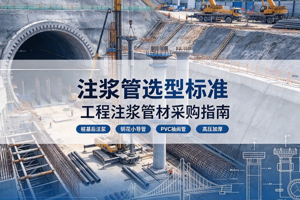 罗湖注浆管选型标准