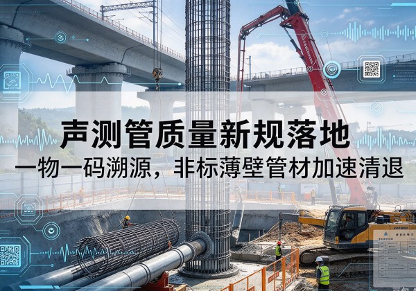 罗湖声测管质量新规落地，一物一码溯源，非标薄壁管材加速清退