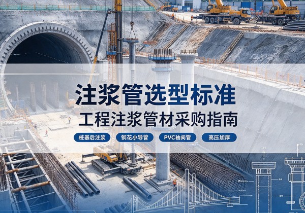 罗湖注浆管选型标准